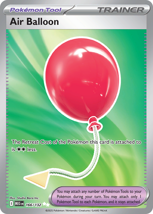Air Balloon 166/132 from Mega Evolution (MEG) - Ultra Rare English Pokémon TCG single card