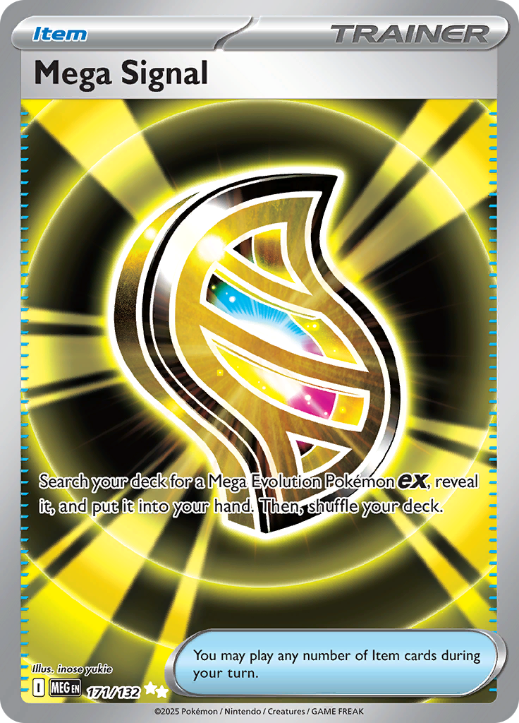 Mega Signal 171/132 from Mega Evolution (MEG) - Ultra Rare English Pokémon TCG single card