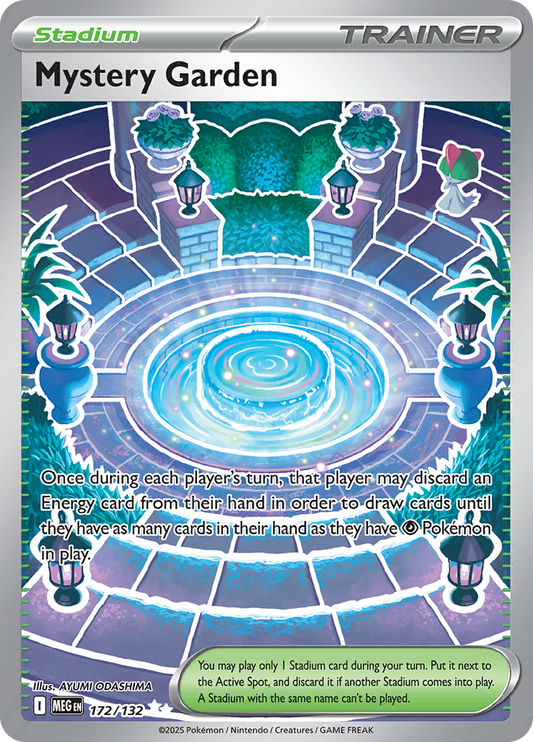 Mystery Garden 172/132 from Mega Evolution (MEG) - Ultra Rare English Pokémon TCG single card