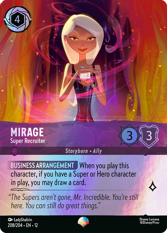 Mirage - Super Recruiter (012-208) - Set 12: Wilds Unknown - Disney Lorcana Epic