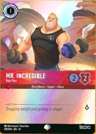 Mr. Incredible - Bob Parr (012-215) - Set 12: Wilds Unknown - Disney Lorcana Epic