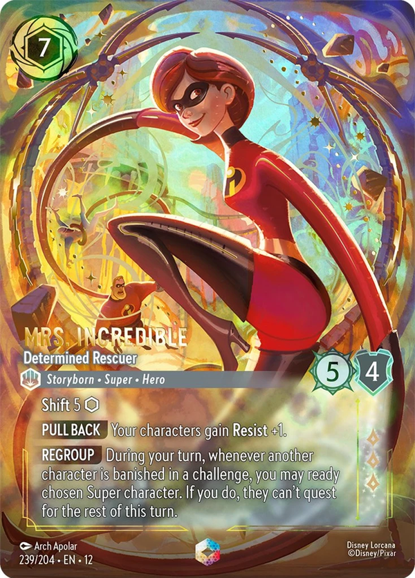 Mrs. Incredible - Determined Rescuer (012-239) - Set 12: Wilds Unknown - Disney Lorcana Enchanted