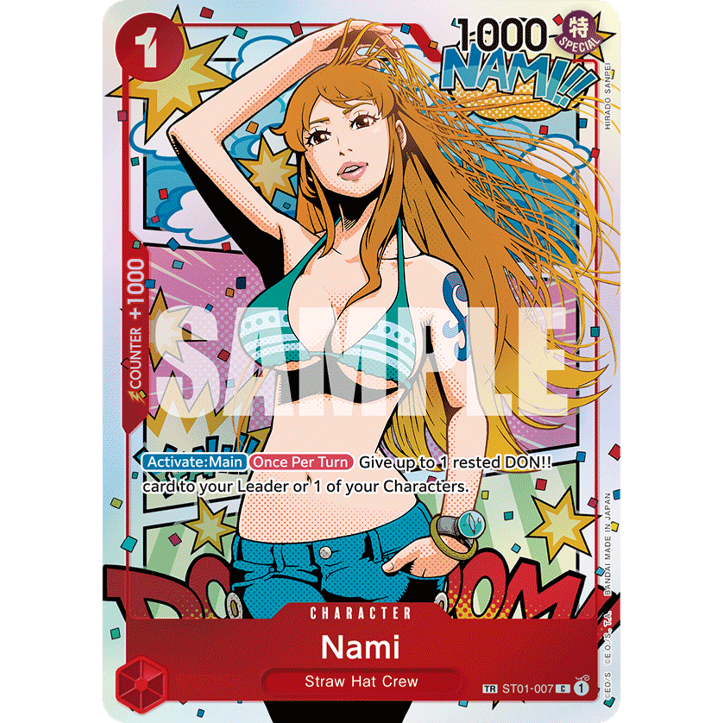 Nami OP06 (ST01-007) Treasure Rare