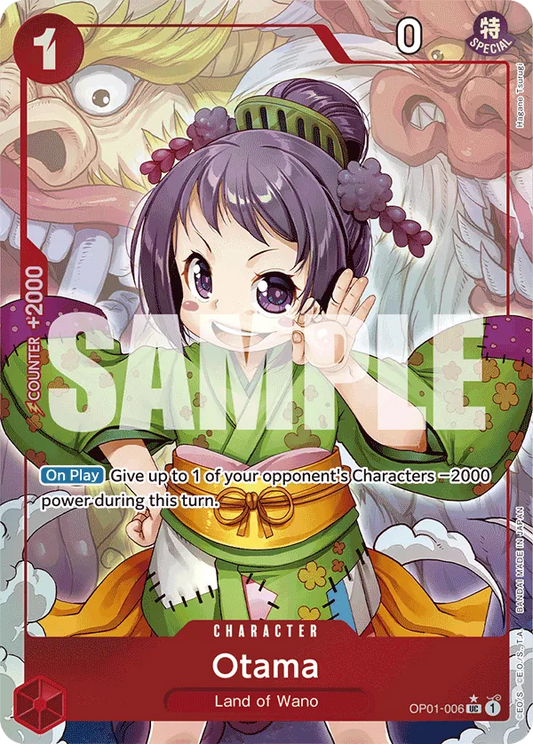 Otama (OP01-006) PRB01 Alternate Art (AA)