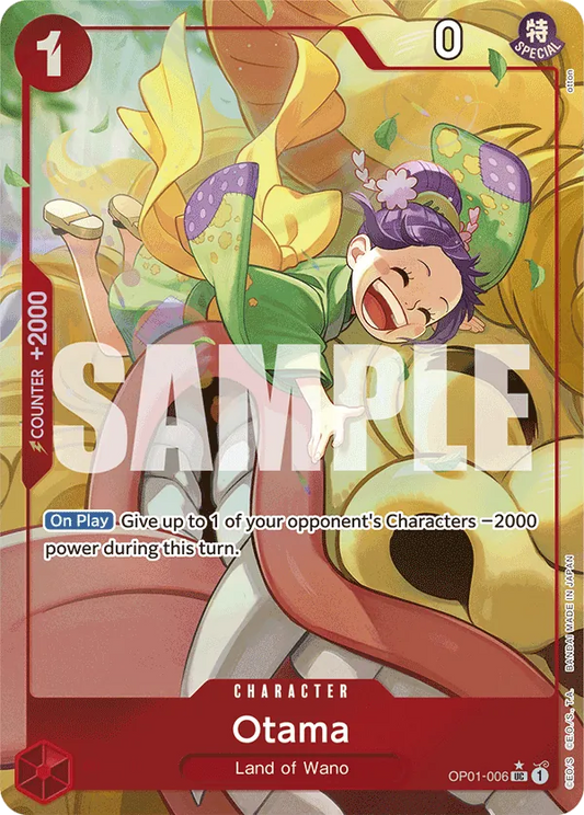 Otama (OP01-006) PRB01 Alternate Art (AA)
