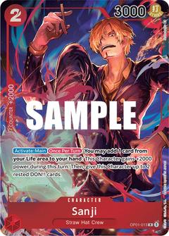 Sanji (OP01-013) OP01 Alternate Art (AA)
