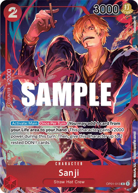 Sanji (OP01-013) OP01 Alternate Art (AA)
