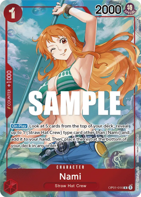 Nami (OP01-016) OP01 Alternate Art (AA)