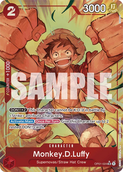 Monkey.D.Luffy (OP01-024) PRB01 Alternate Art (AA)