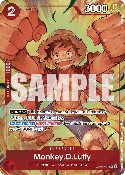 Monkey.D.Luffy (OP01-024) PRB01 Alternate Art (AA)