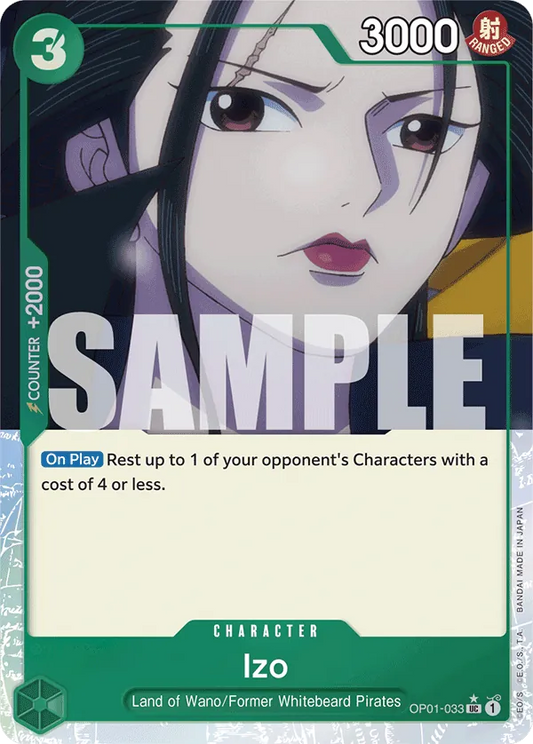Izo (OP01-033) PRB01 Alternate Art (AA)