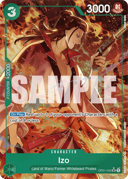 Izo (OP01-033) PRB01 Alternate Art (AA)