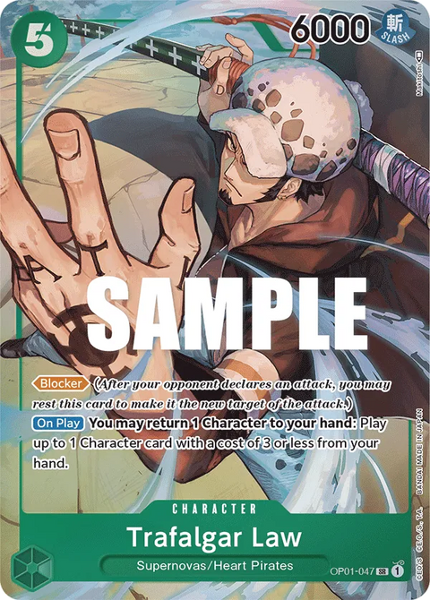 Trafalgar Law (OP01-047) OP01 Alternate Art (AA)