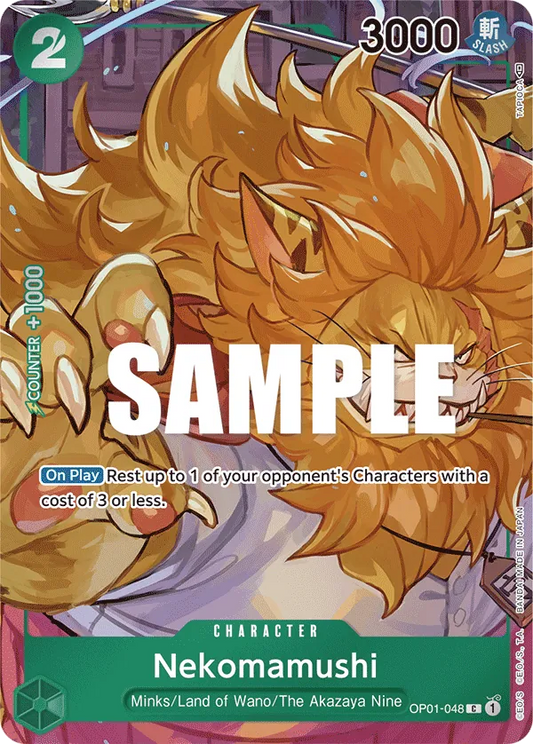 Nekomamushi (OP01-048) OP01 Alternate Art (AA)