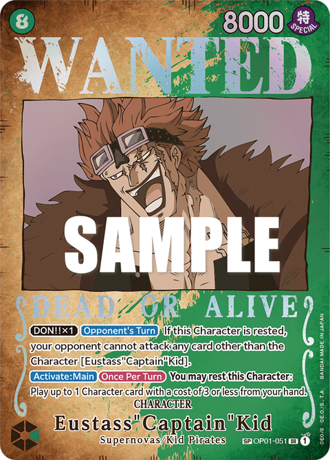 Eustass “Captain” Kid (OP01-051) OP03 Special Rare (SP)