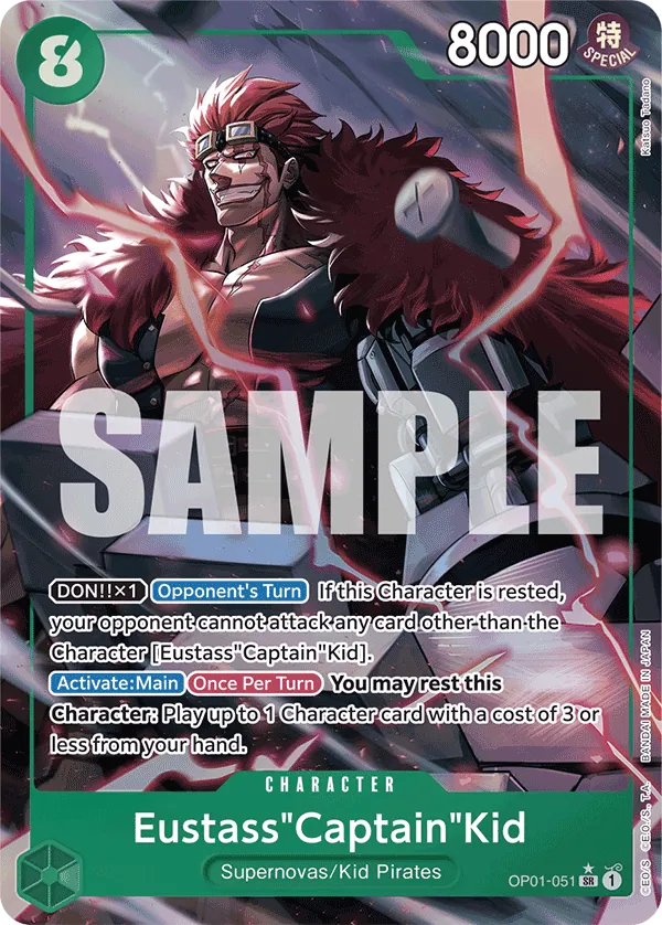 Eustass"Captain"Kid (OP01-051) PRB01 Alternate Art (AA)