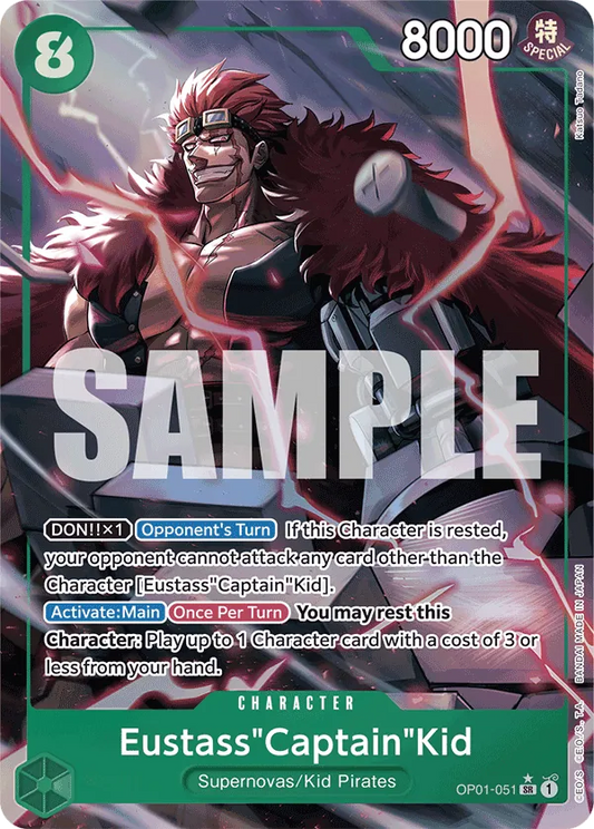Eustass"Captain"Kid (OP01-051) PRB01 Alternate Art (AA)