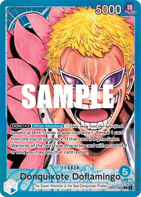 Donquixote Doflamingo (OP01-060) OP01 Leader Alt Art (AA)