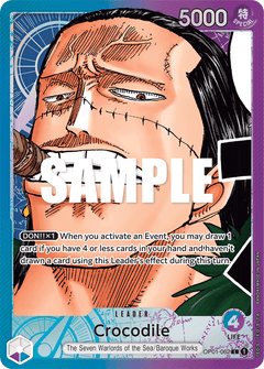 Crocodile (OP01-062) OP01 Leader Alt Art (AA)