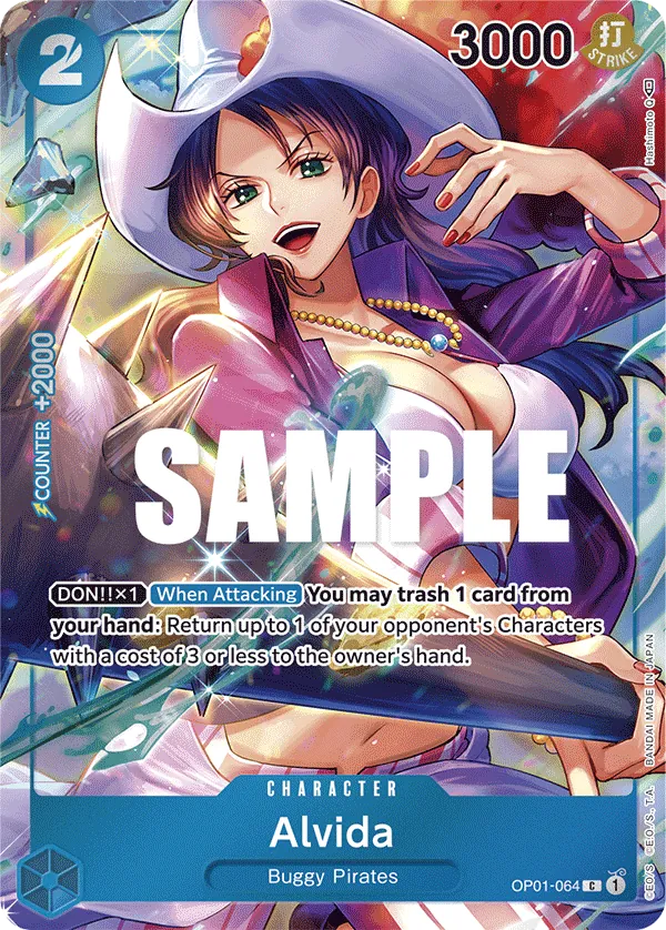 Alvida (OP01-064) OP01 Alternate Art (AA)