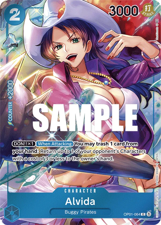 Alvida (OP01-064) OP01 Alternate Art (AA)