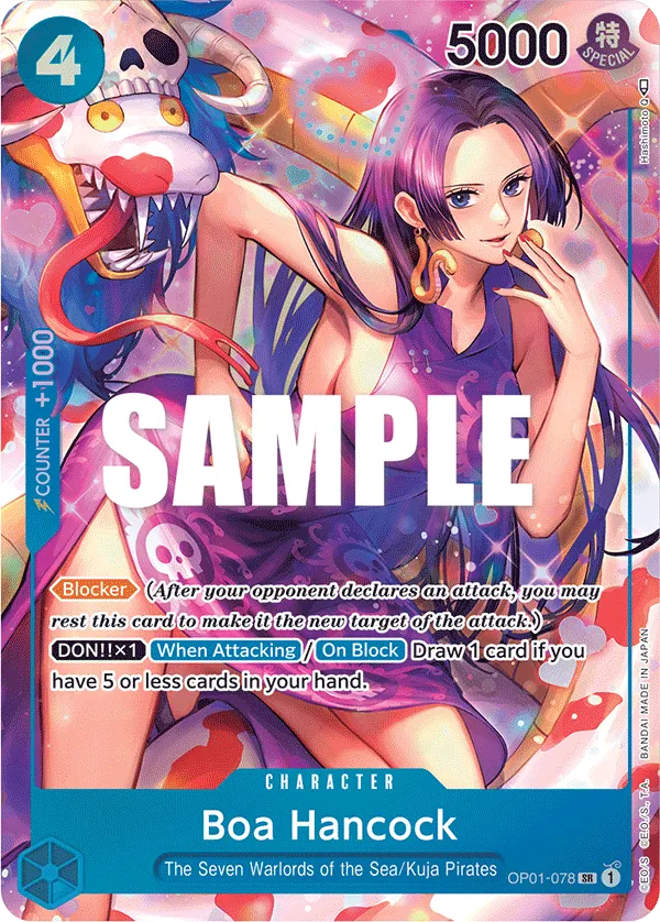 Boa Hancock (OP01-078) OP01 Alternate Art (AA)