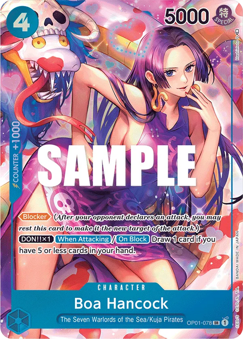 Boa Hancock (OP01-078) OP01 Alternate Art (AA)