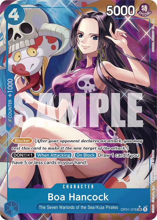 Boa Hancock (OP01-078) PRB01 Alternate Art (AA)