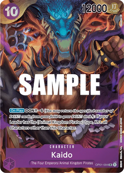 Kaido (OP01-094) OP01 Alternate Art (AA)