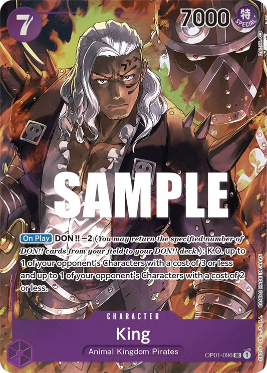 King (OP01-096) OP01 Alternate Art (AA)