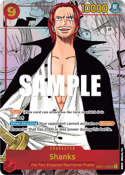 Shanks (OP01-120) OP01 Manga Rare