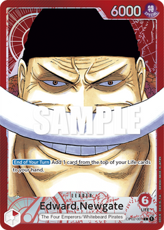 Edward Newgate (OP02-001) OP02 Leader Alt Art (AA)