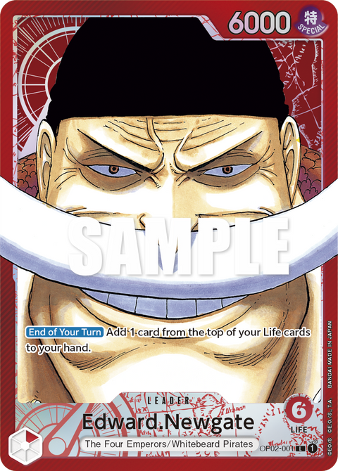 Edward Newgate (OP02-001) OP02 Leader Alt Art (AA)