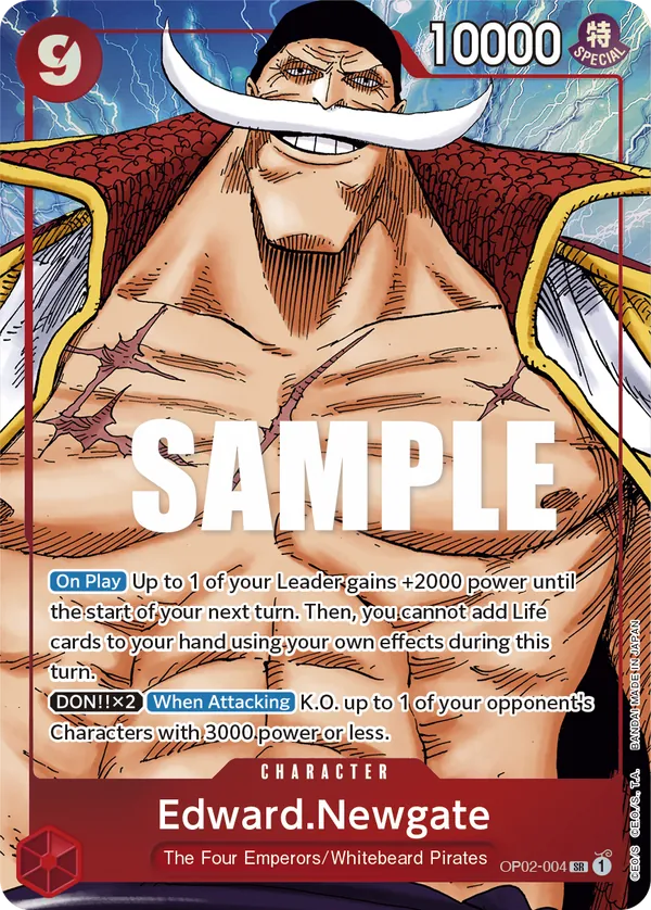 Edward.Newgate (OP02-004) OP02 Alternate Art (AA)