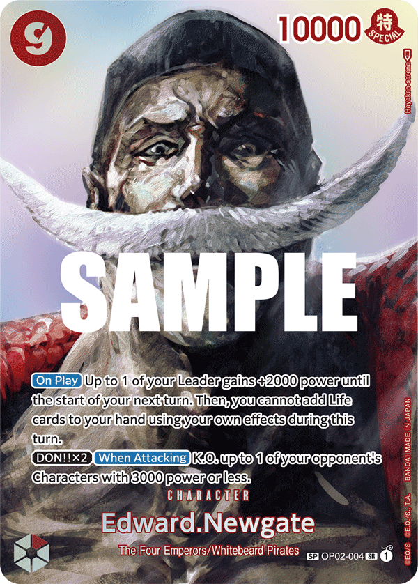 Edward Newgate (OP02-004) OP04 Special Rare (SP)
