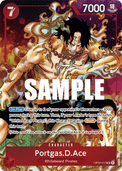 Portgas.D.Ace (OP02-013) OP02 Alternate Art (AA)