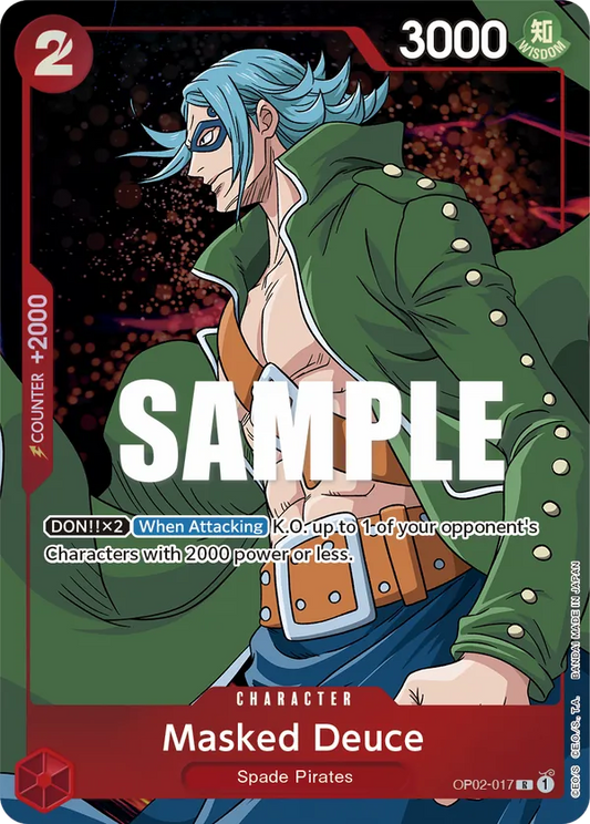 Masked Deuce (OP02-017) OP02 Alternate Art (AA)