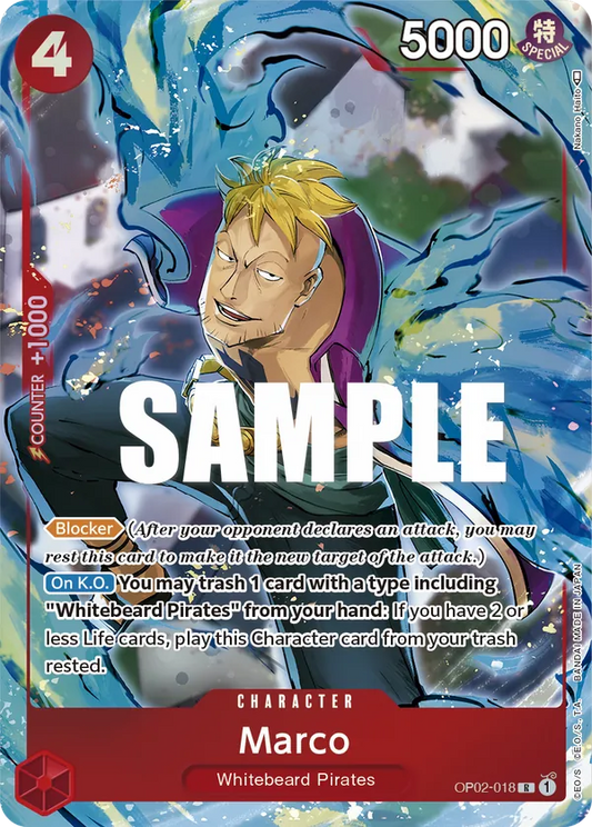 Marco (OP02-018) OP02 Alternate Art (AA)
