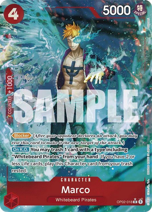 Marco (OP02-018) PRB01 Alternate Art (AA)