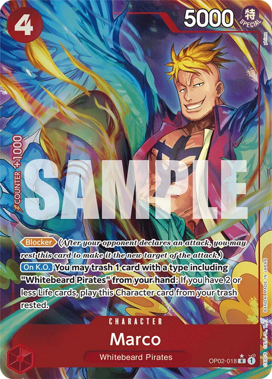 Marco (OP02-018) PRB01 Alternate Art (AA)
