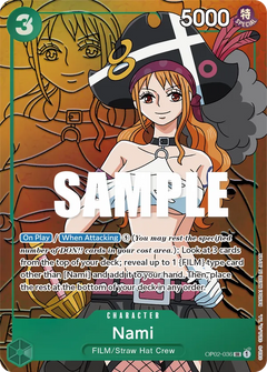 Nami (OP02-036) OP02 Alternate Art (AA)