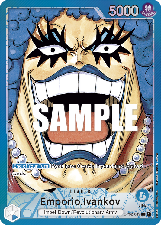 Emporio Ivankov (OP02-049) OP02 Leader Alt Art (AA)