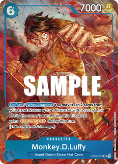 Monkey.D.Luffy (OP02-062) OP02 Alternate Art (AA)