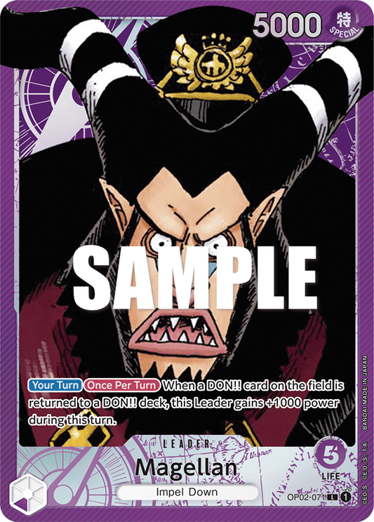 Magellan (OP02-071) OP02 Leader Alt Art (AA)