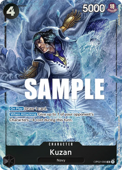 Kuzan (OP02-096) OP02 Alternate Art (AA)