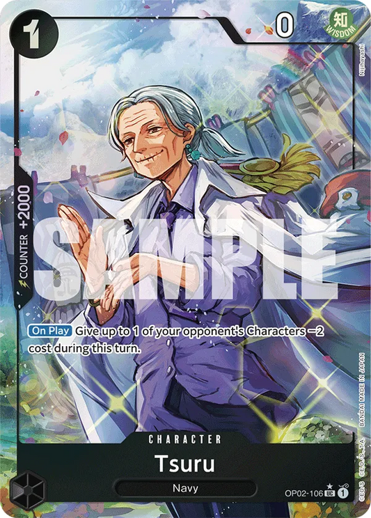 Tsuru (OP02-106) PRB01 Alternate Art (AA)