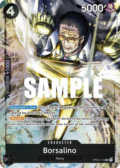 Borsalino (OP02-114) OP02 Alternate Art (AA)