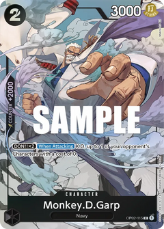 Monkey.D.Garp (OP02-115) OP02 Alternate Art (AA)