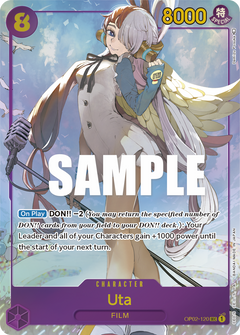 Uta (OP02-120) OP02 Secret Rare (SEC) Alt Art (AA)