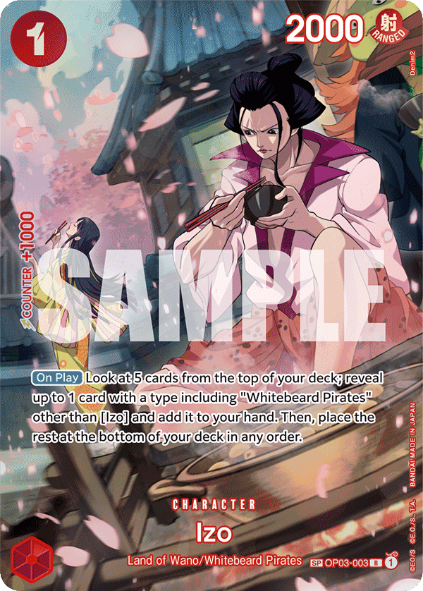 Izo (OP03-003) OP07 Special Rare (SP)